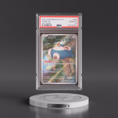 2023 Pokémon Sv2a-Pokemon 151 #181 Snorlax - Art Rare (PSA 10 GEM MINT)