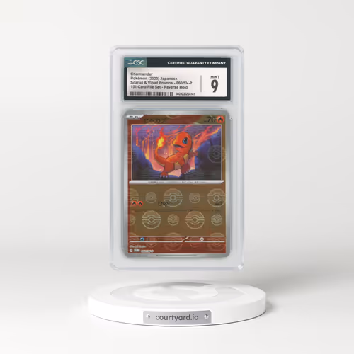 2022 Japanese Scarlet & Violet Promos #60 Charmander - Holo Poke Ball Reverse Holo (CGC 9 MINT)