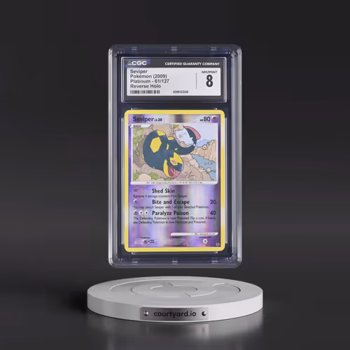 2009 Platinum #61/127 Seviper - Reverse Holo (CGC 8 NM-MT)