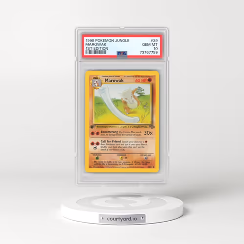 1999 Pokémon Jungle #39 Marowak - 1st Edition (PSA 10 GEM MINT)