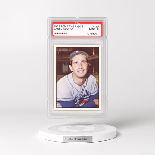 1978 TCMA the 1960's #130 Sandy Koufax (PSA 9 MINT)