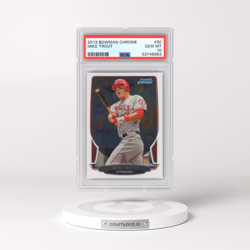 2013 Bowman Chrome #50 Mike Trout (PSA 10 GEM MINT)