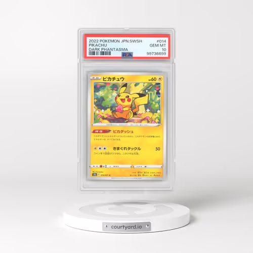 2022 Pokémon Sword & Shield Dark Phantasma #014 Pikachu (PSA 10 GEM MINT)