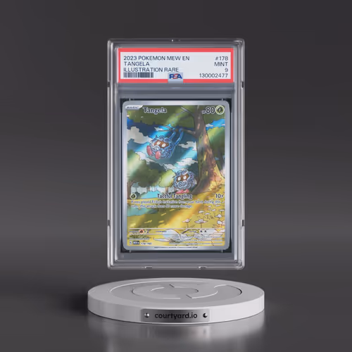 2023 Pokémon Mew EN-151 #178 Tangela - Illustration Rare (PSA 9 MINT)