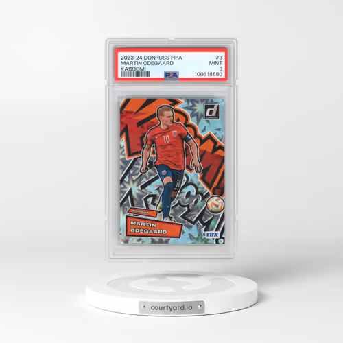 2023-24 Panini Donruss FIFA Kaboom! #3 Martin Odegaard (PSA 9 MINT)