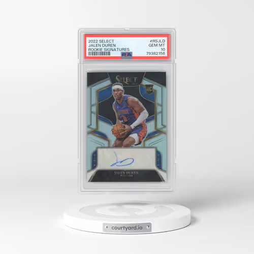 2022 Panini Select Rookie Signatures #RSJLD Jalen Duren (PSA 10 GEM MINT)