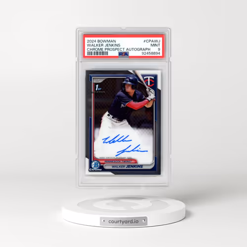 2024 Bowman Chrome Prospect Autographs #CPAWJ Walker Jenkins (PSA 9 MINT)