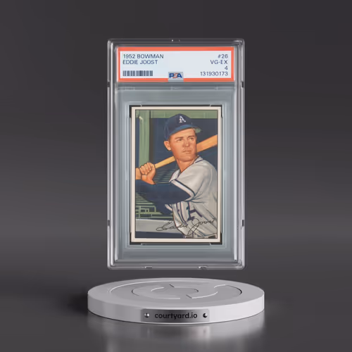 1952 Bowman #26 Eddie Joost (PSA 4 VG-EX)
