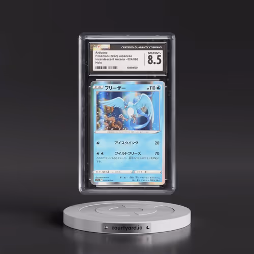 2022 Incandescent Arcana #024/068 Articuno - Holo (CGC 8.5 NM-MT+)