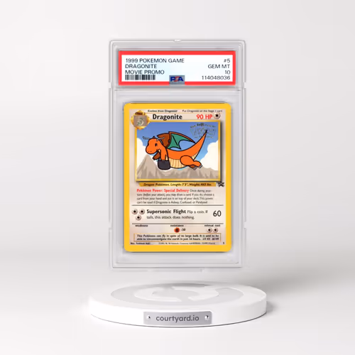 1999 Pokémon Game Movie #5 Dragonite - Movie Promo (PSA 10 GEM MINT)