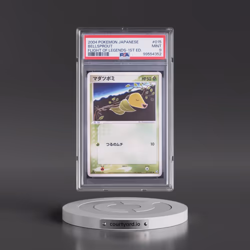 2004 Pokémon Flight of Legends #015 Bellsprout - 1st Edition (PSA 9 MINT)