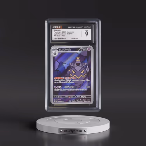 2024 Pokémon Sv6a-Night Wanderer #070 Dusknoir - Art Rare (CGC 9 MINT)