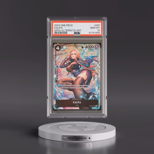 2023 One Piece Pillars of Strength #081 Kalifa - Alternate Art (PSA 10 GEM MINT)