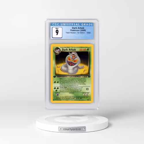 2000 Team Rocket #19/82 Dark Arbok - 1st Edition 1st Edition (CGC 9 MINT)