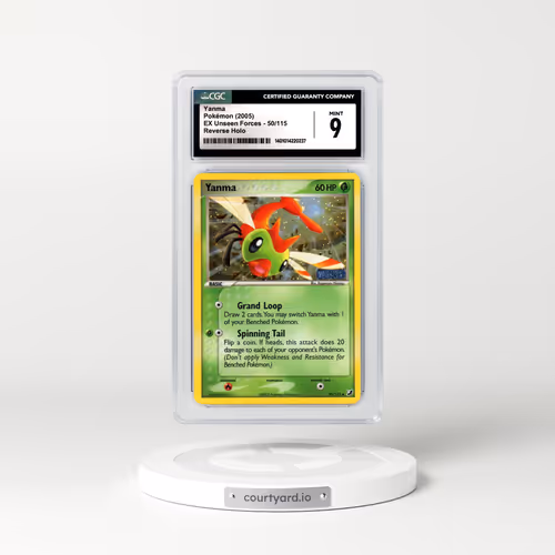 2005 EX Unseen Forces #50 Yanma - Holo (CGC 9 MINT)