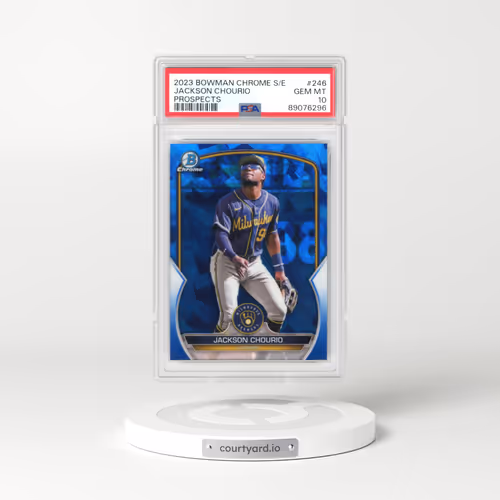 2023 Bowman Chrome Sapphire Edition Prospects #246 Jackson Chourio (PSA 10 GEM MINT)
