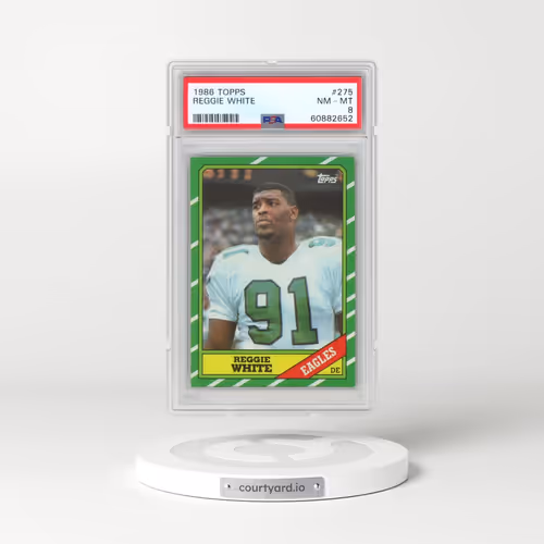 1986 Topps #275 Reggie White (PSA 8 NM-MT)