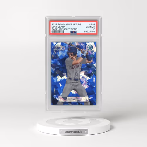 2023 Bowman Draft Sapphire Edition Sapphire Selections #SS2 Max Clark (PSA 10 GEM MINT)