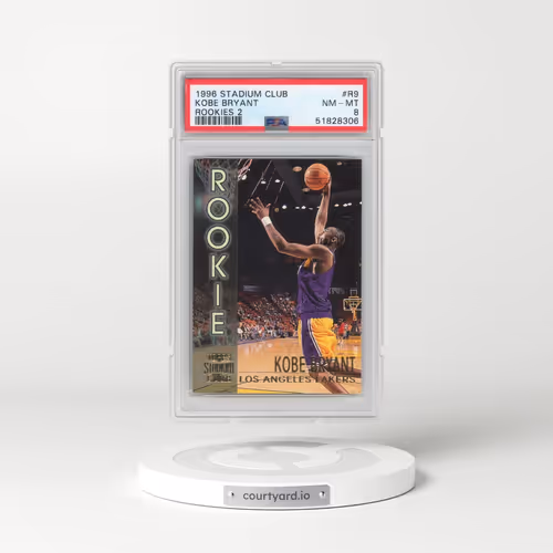 1996 Stadium Club Rookies 2 #R9 Kobe Bryant (PSA 8 NM-MT)