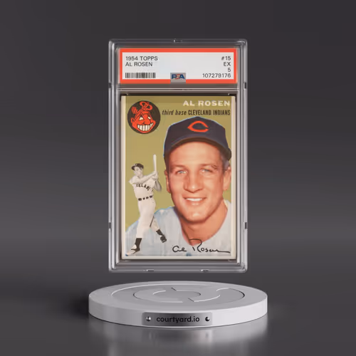 1954 Topps #15 Al Rosen (PSA 5 EX)