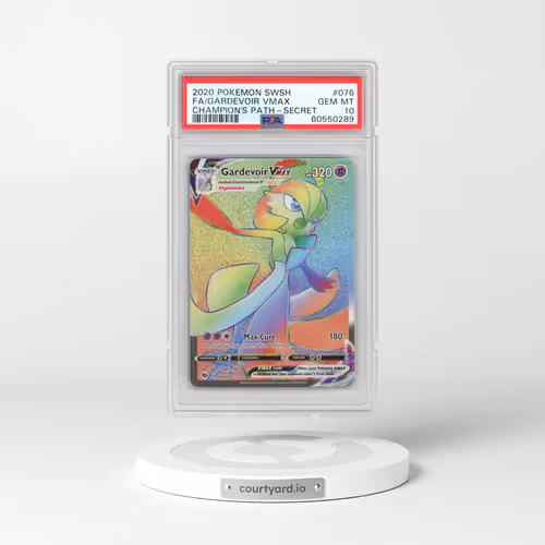 2020 Pokémon Sword & Shield Champion's Path #076 Gardevoir Vmax - Full Art Secret (PSA 10 GEM MINT)