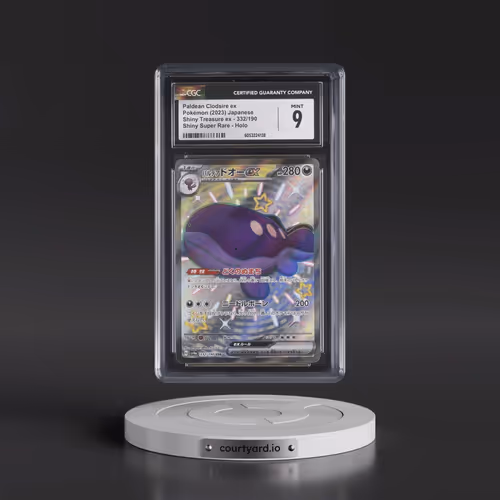 2023 Shiny Treasure ex #332/190 Paldean Clodsire ex - Shiny Super Rare Holo (CGC 9 MINT)
