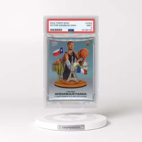 2023 Topps Now #VW4 Victor Wembanyama (PSA 9 MINT)