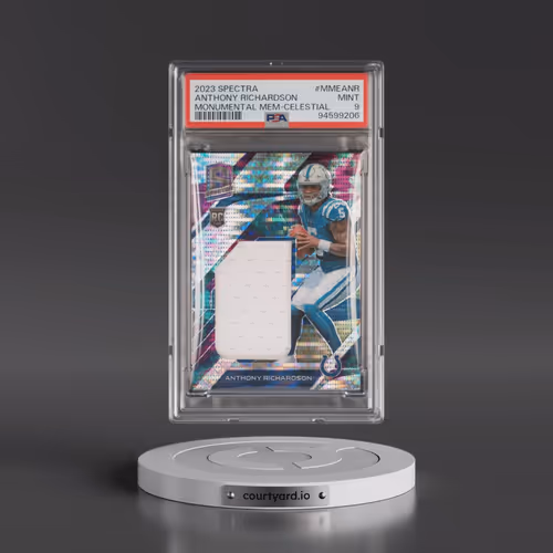 2023 Panini Spectra Monumental Memorabilia #MMEANR Anthony Richardson - Celestial (PSA 9 MINT)