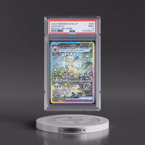 2024 Pokémon Sv8a-Terastal Fest EX #200 Leafeon EX - Holo Special Art Rare (PSA 9 MINT)