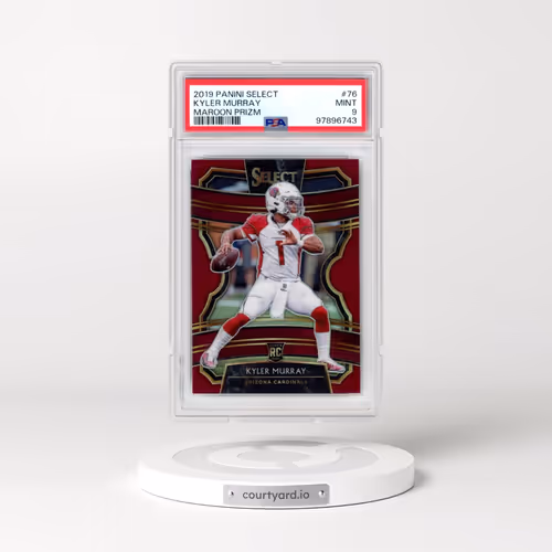 2019 Panini Select #76 Kyler Murray - Maroon Prizm (PSA 9 MINT)