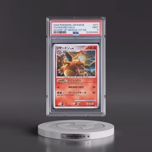 2009 Pokémon Advent of Arceus #017 Charizard - 1st Edition Holo (PSA 9 MINT)