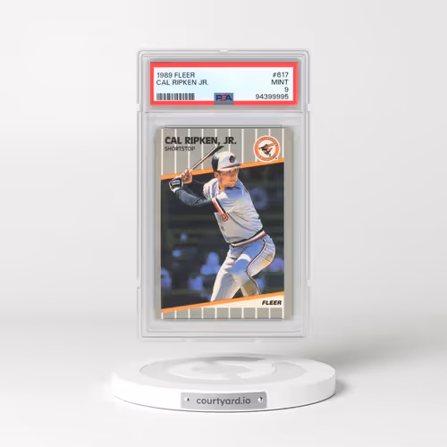 1989 Fleer #617 Cal Ripken Jr. (PSA 9 MINT)