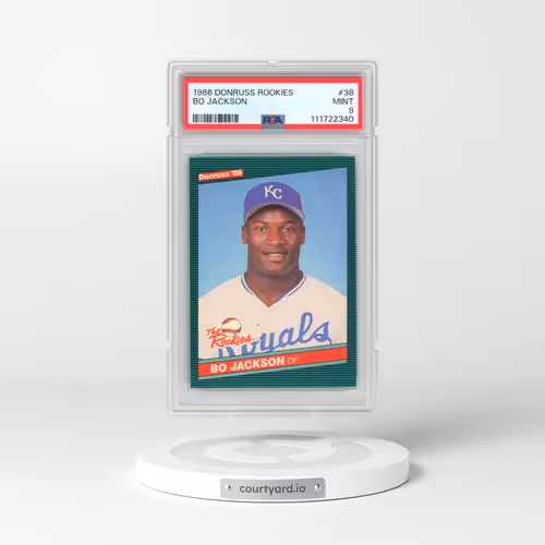 1986 Donruss Rookies #38 Bo Jackson (PSA 9 MINT)
