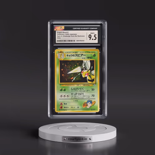 1999 Gym 2: Challenge from the Darkness Koga's Beedrill - Holo (CGC 9.5 MINT+)