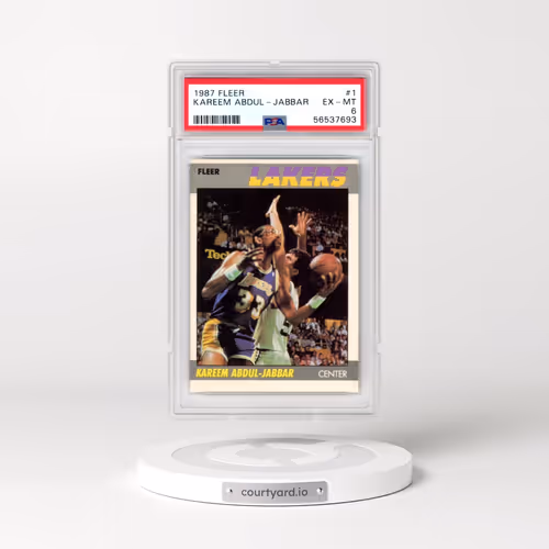 1987 Fleer #1 Kareem Abdul-Jabbar (PSA 6 EX-MT)