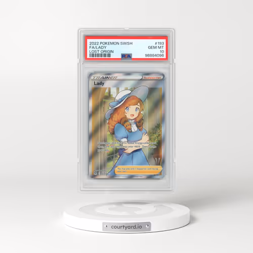 2022 Pokémon Sword & Shield Lost Origin #193 Lady - Full Art (PSA 10 GEM MINT)