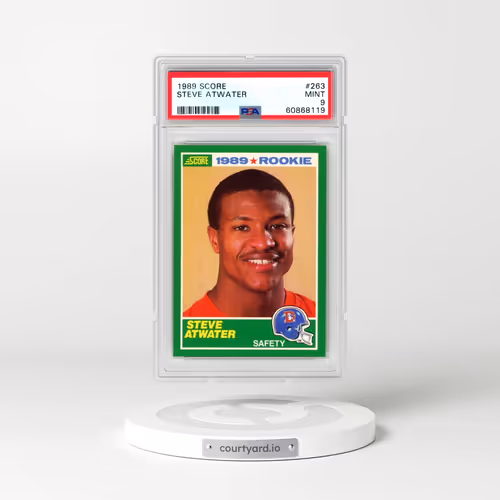1989 Score #263 Steve Atwater (PSA 9 MINT)