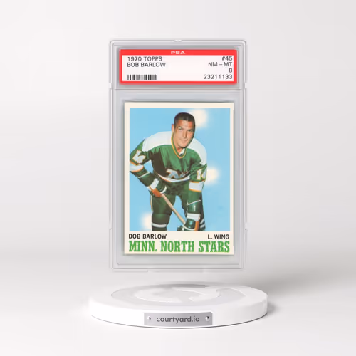 1970 Topps #45 Bob Barlow (PSA 8 NM-MT)