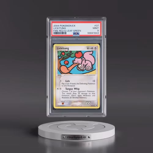 2004 Pokémon EX Fire Red & Leaf Green #37 Lickitung (PSA 9 MINT)