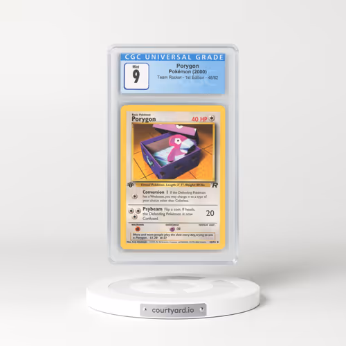 2000 Team Rocket #48 Porygon - 1st Edition (CGC 9 MINT)