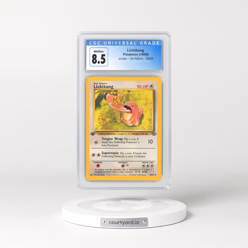 1999 Jungle #38 Lickitung - 1st Edition (CGC 8.5 NM-MT+)