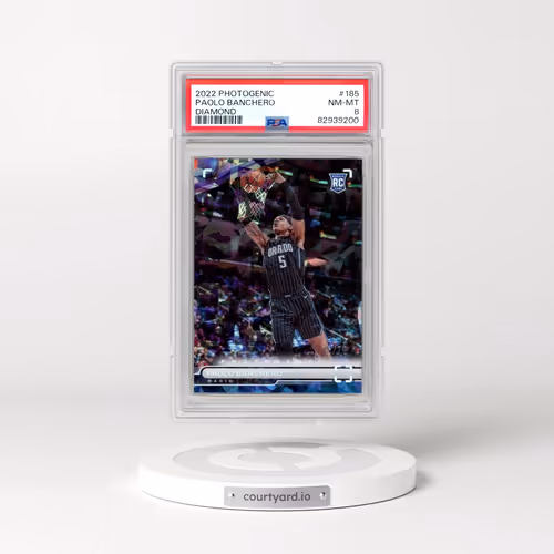 2022 Panini Photogenic #185 Paolo Banchero - Diamond (PSA 8 NM-MT)