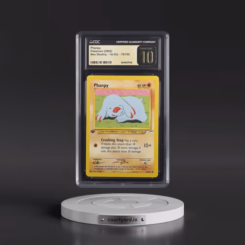 2002 Neo Destiny #76/105 Phanpy - 1st Edition 1st Edition (CGC 10 PRISTINE)