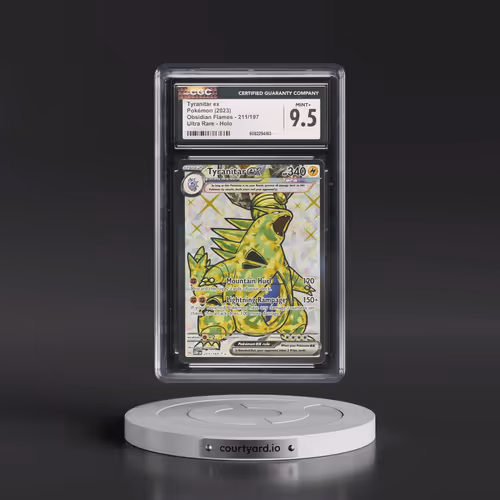 2023 Obsidian Flames - OBF EN #211/197 Tyranitar ex - Ultra Rare Holo (CGC 9.5 MINT+)