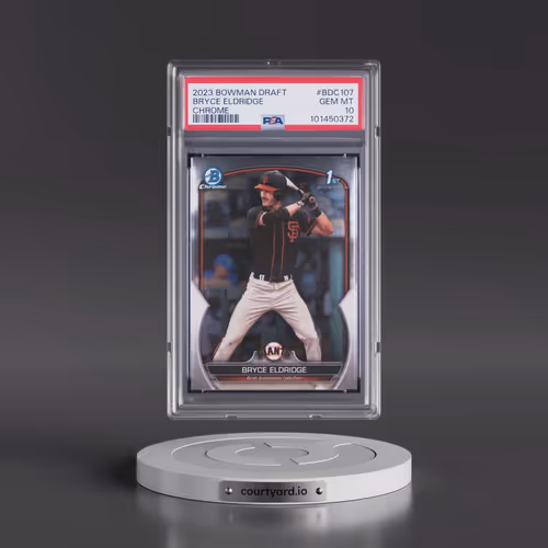 2023 Bowman Draft #BDC107 Bryce Eldridge - Chrome (PSA 10 GEM MINT)