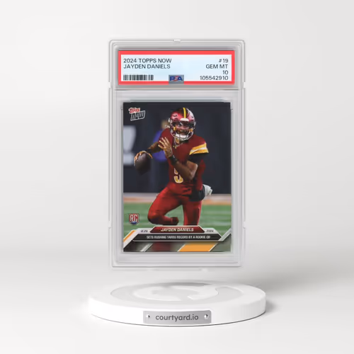 2024 Topps Now #19 Jayden Daniels (PSA 10 GEM MINT)