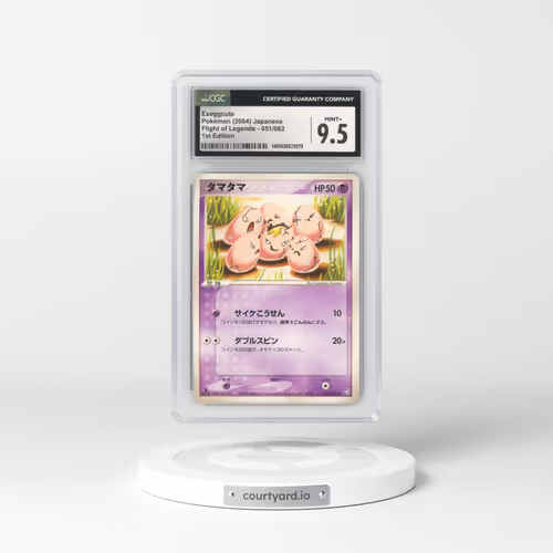 2004 Flight of Legends #051/082 Exeggcute - 1st Edition (CGC 9.5 MINT+)
