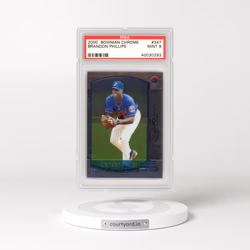 2000 Bowman Chrome #347 Brandon Phillips (PSA 9 MINT)