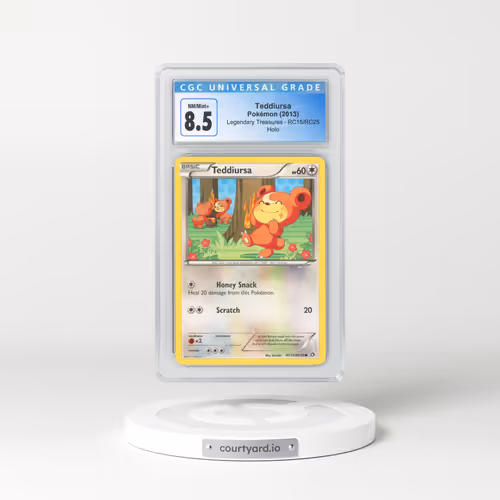 2013 Legendary Treasures #RC15 Teddiursa - Holo (CGC 8.5 NM-MT+)
