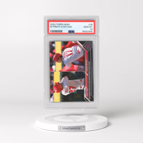 2023 Topps Now #36 Mike Trout/Shohei Ohtani (PSA 10 GEM MINT)